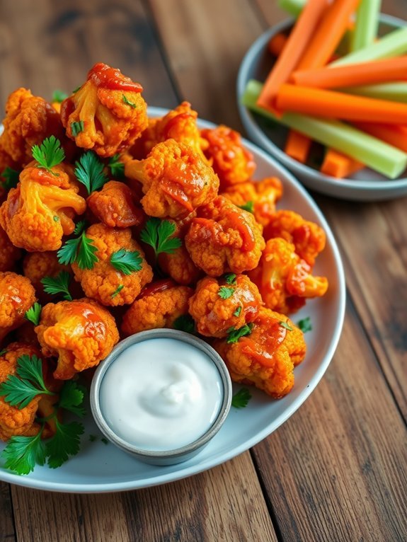 15 Delicious Air Fryer Snack Ideas for Any Time of Day 3 spicy cauliflower air fryer