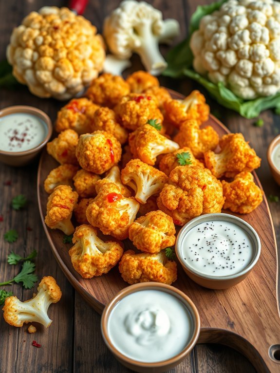 15 Energizing Fresh Vegetable Snacks to Boost Your Energy 11 spicy cauliflower appetizer recipe