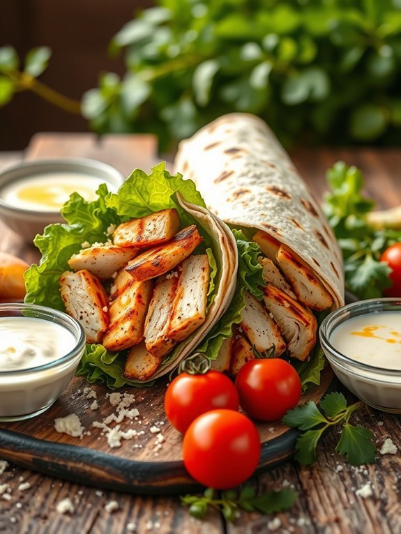 12 Irresistible Sandwich Recipes You'll Love to Make Over and Over 6 spicy chicken caesar wrap