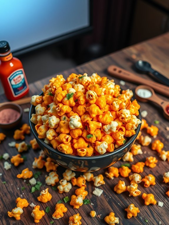 10 Delicious Savory Popcorn Recipes You Need to Try 3 spicy flavored popcorn snack