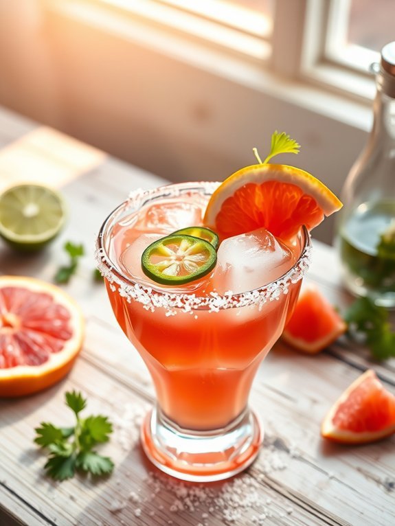 spicy grapefruit cocktail recipe