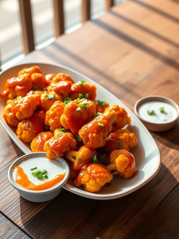 10 Delicious Vegan Recipes That Mimic Real Dishes Perfectly 8 spicy plant based cauliflower wings