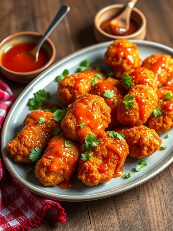spicy sweet fried chicken