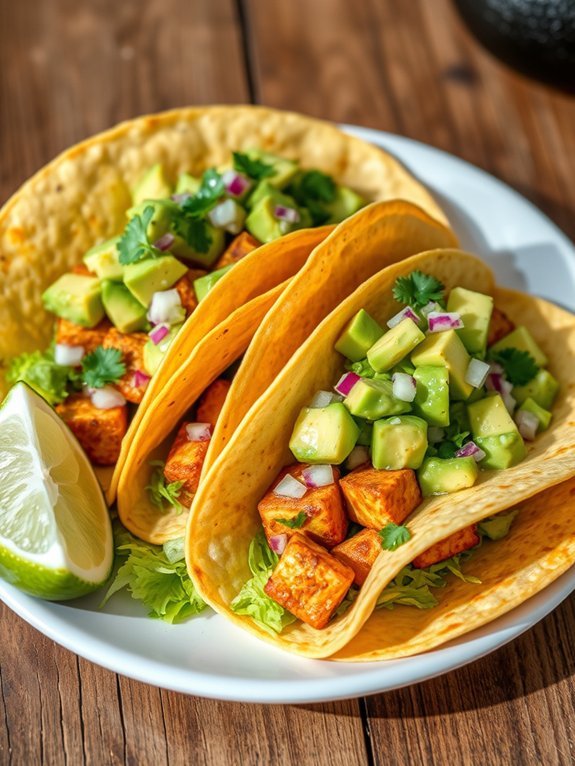 12 Delicious Tofu Recipes for a Perfect Meatless Monday 3 spicy tofu tacos recipe