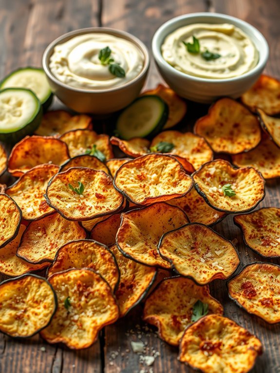 10 Delicious Low-Carb Snack Recipes for Healthy Living 4 spicy zucchini chips recipe