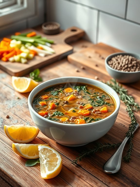 15 Delicious and Affordable Soup Recipes You'll Love 6 spinach infused lentil soup