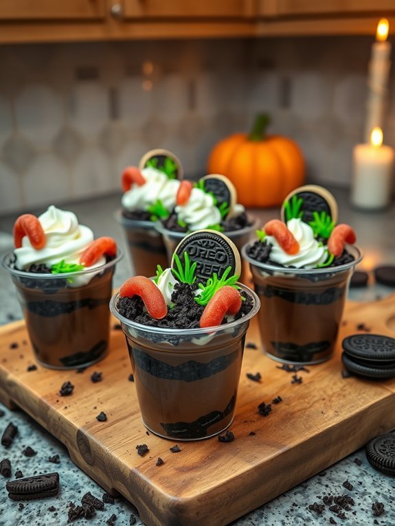 15 Spooky Halloween Treats for a Perfectly Spooky Celebration 10 spooky dessert cup recipe