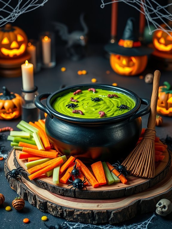 15 Spooky Halloween Treats for a Perfectly Spooky Celebration 5 spooky party dip recipe