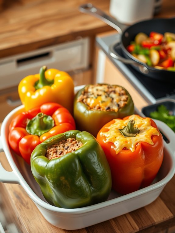 12 Affordable Meal Ideas for Feeding Large Families 9 stuffed bell peppers recipe