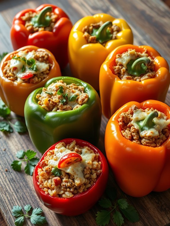 15 Delicious Air Fryer Snack Ideas for Any Time of Day 15 stuffed bell peppers recipe