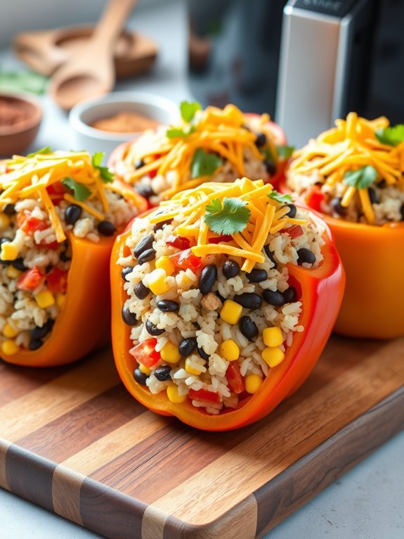 15 Delicious Air Fryer Side Dishes to Enhance Your Meal 11 stuffed bell peppers recipe