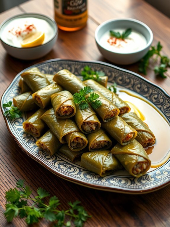 15 Flavorful Middle Eastern Dishes to Elevate Your Cooking 7 stuffed grape leaves dish