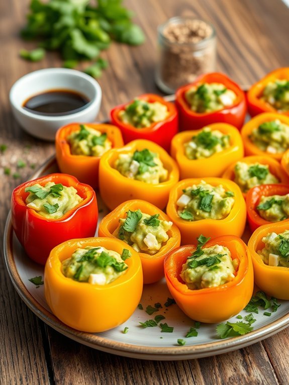 10 Delicious Low-Carb Snack Recipes for Healthy Living 3 stuffed mini peppers recipe