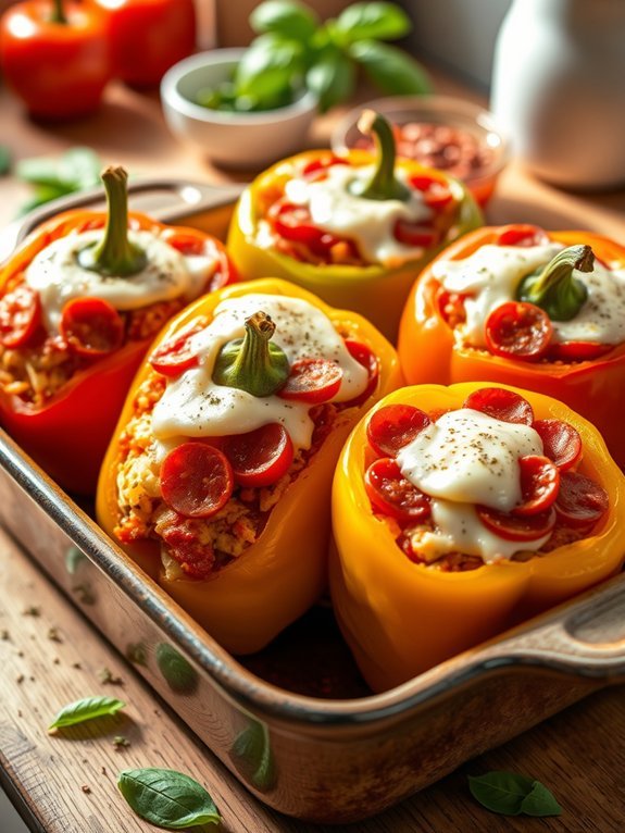 15 Simple Dinner Ideas for Picky Eaters: Quick and Easy Recipes 13 stuffed peppers with pizza