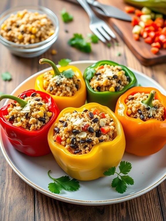 stuffed peppers with quinoa