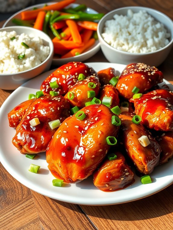 sweet and savory chicken