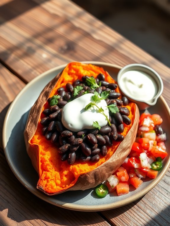sweet potato and beans