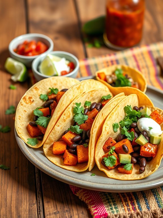 15 Delicious Vegan Comfort Food Recipes to Satisfy Your Cravings 11 sweet potato black bean tacos