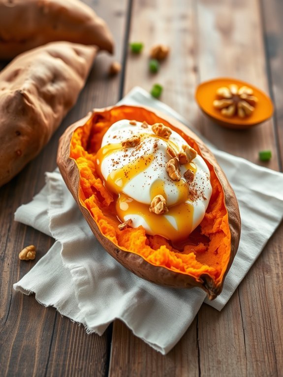 15 Healthy Low-Calorie Meals for Effective Weight Loss 5 sweet potato with yogurt