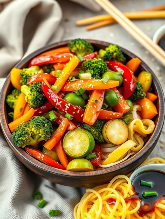 10 Simple Slow Cooker Recipes for Busy Days 11 teriyaki vegetable stir fry recipe