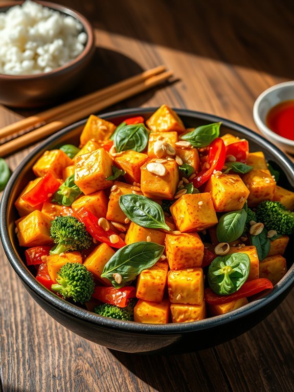 12 Delicious Tofu Recipes for a Perfect Meatless Monday 12 thai basil tofu recipe