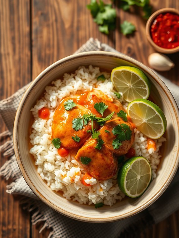 10 Hearty Rice Bowl Recipes for a Satisfying Meal 8 thai coconut chicken bowl