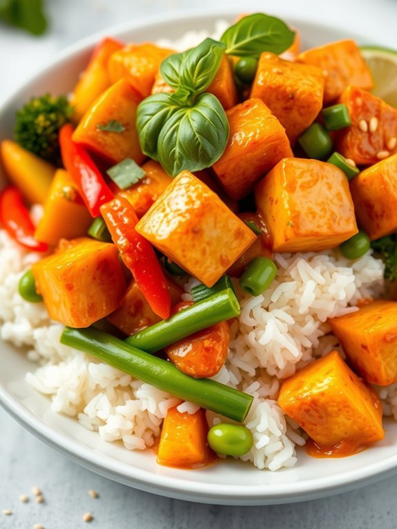 12 Delicious and Nutritious Stir-Fry Recipes for Healthy Eating 11 thai red curry stir fry