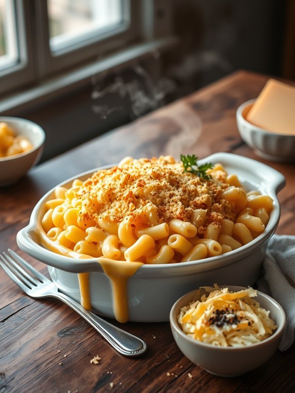 10 Irresistible Mac and Cheese Recipes You Must Try 2 three cheese creamy pasta dish