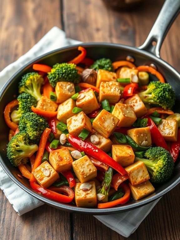 15 Healthy Low-Calorie Meals for Effective Weight Loss 9 tofu and vegetable stir fry