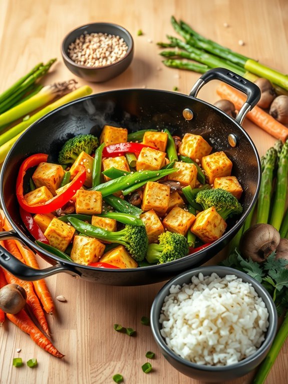 12 Delicious Tofu Recipes for a Perfect Meatless Monday 2 tofu vegetable stir fry