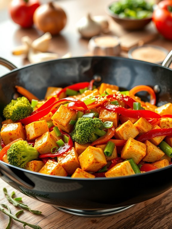 tofu vegetable stir fry recipe