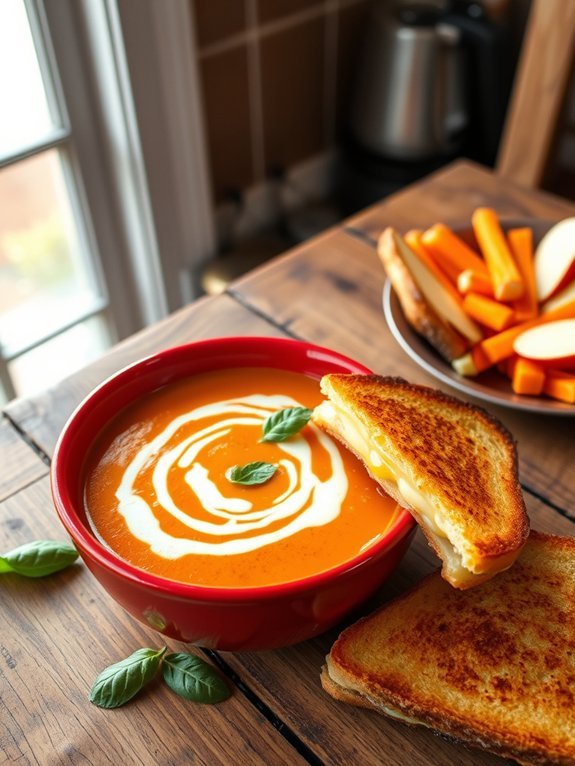 15 Simple Dinner Ideas for Picky Eaters: Quick and Easy Recipes 14 tomato soup with grilled cheese