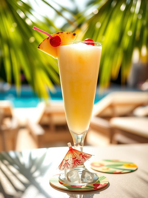 tropical coconut pineapple delight