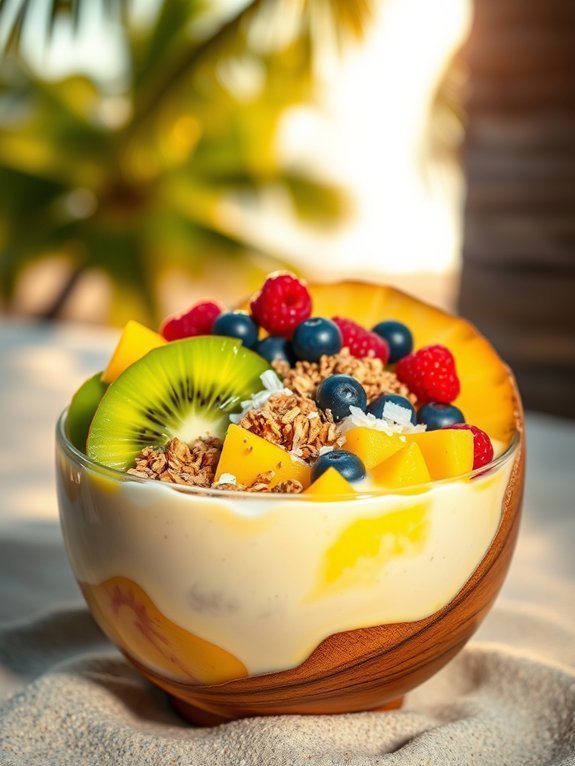 15 Delicious Smoothie Bowl Recipes for a Healthy Boost 3 tropical mango coconut delight