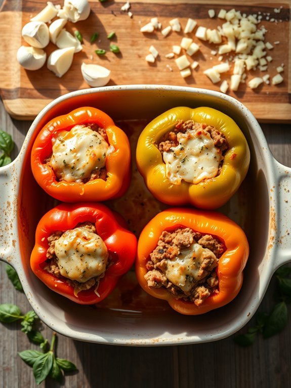 12 Tasty Low-Carb Dinner Recipes for Healthy Eating 6 turkey filled bell peppers