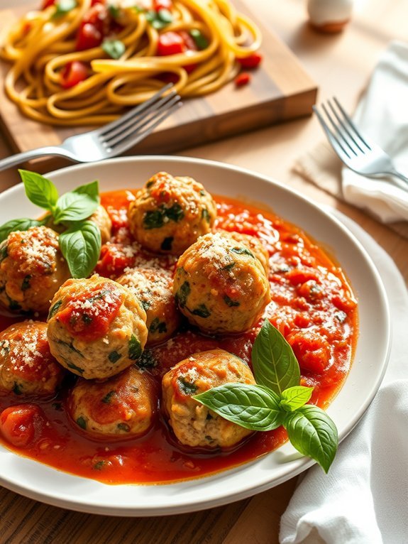 turkey spinach meatballs recipe