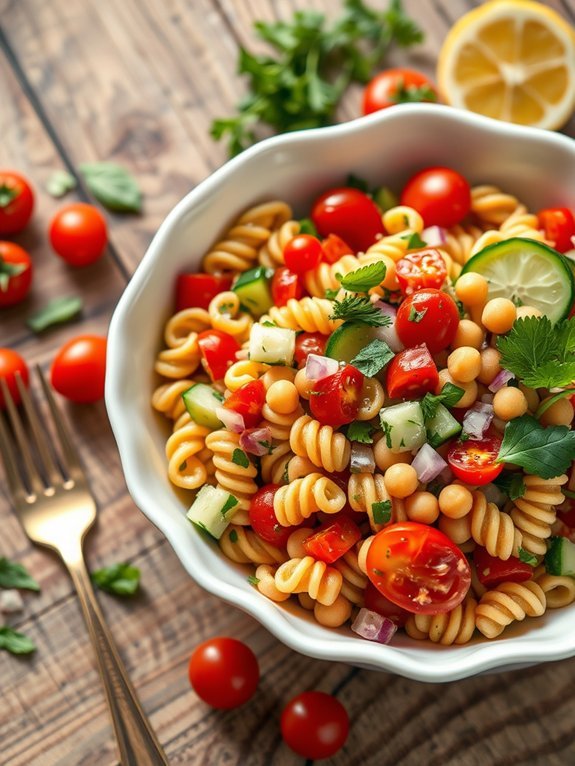 12 Delicious Pasta Salad Recipes Perfect for Every Occasion 12 vegan chickpea pasta salad