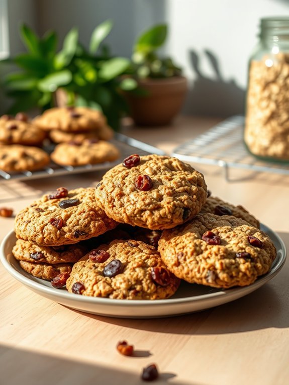 10 Guilt-Free Healthy Cookie Recipes You'll Love 3 vegan oatmeal raisin cookies
