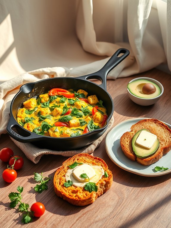 12 Easy and Delicious Vegan Breakfast Ideas for a Healthy Start 6 vegan scrambled tofu dish