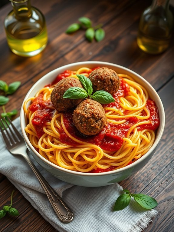 10 Delicious Vegan Recipes That Mimic Real Dishes Perfectly 11 vegan spaghetti meatball dish