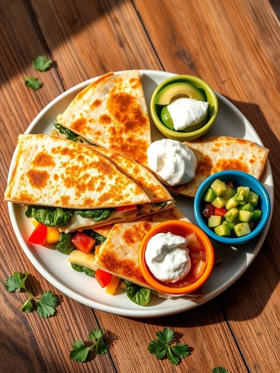 10 Delicious Family-Friendly Dinner Recipes That Everyone Will Enjoy 6 vegetable filled cheesy tortillas