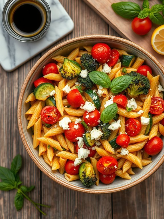 12 Delicious Pasta Salad Recipes Perfect for Every Occasion 11 vegetable filled pasta dish