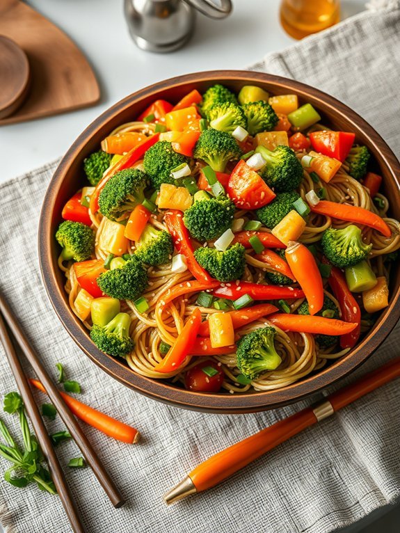 12 Affordable Meal Ideas for Feeding Large Families 13 vegetable noodle stir fry recipe