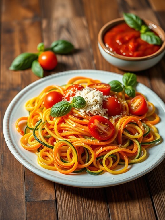 12 Fun and Creative Ways to Serve Vegetables to Kids 9 vegetable noodles spiral shape