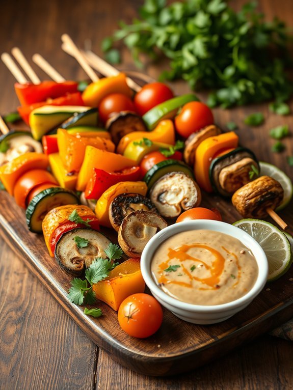 10 Healthy Vegan Air Fryer Recipes for Delicious Meals 9 vegetable satay air fryer recipe