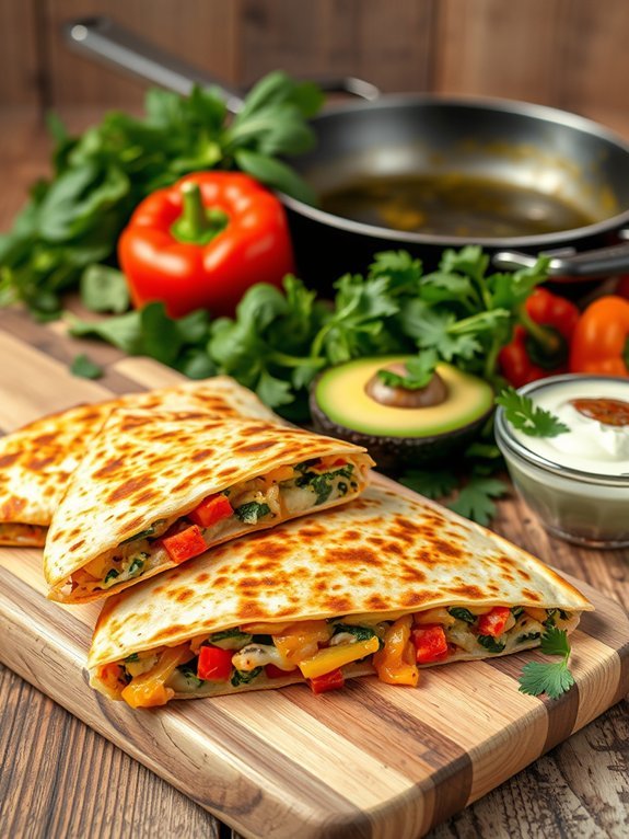 12 Fun and Creative Ways to Serve Vegetables to Kids 7 vegetarian cheesy quesadilla recipe