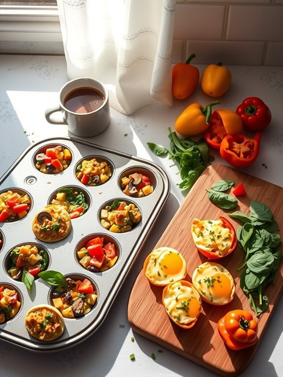 20 Delicious and Creative Breakfast Ideas Featuring Eggs 13 veggie filled breakfast egg cups