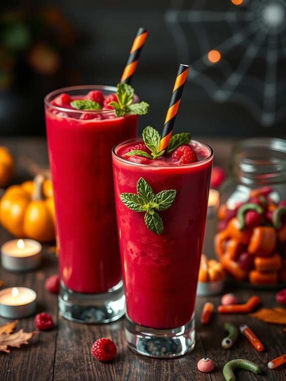 15 Spooky Halloween Treats for a Perfectly Spooky Celebration 13 vibrant crimson fruit blend