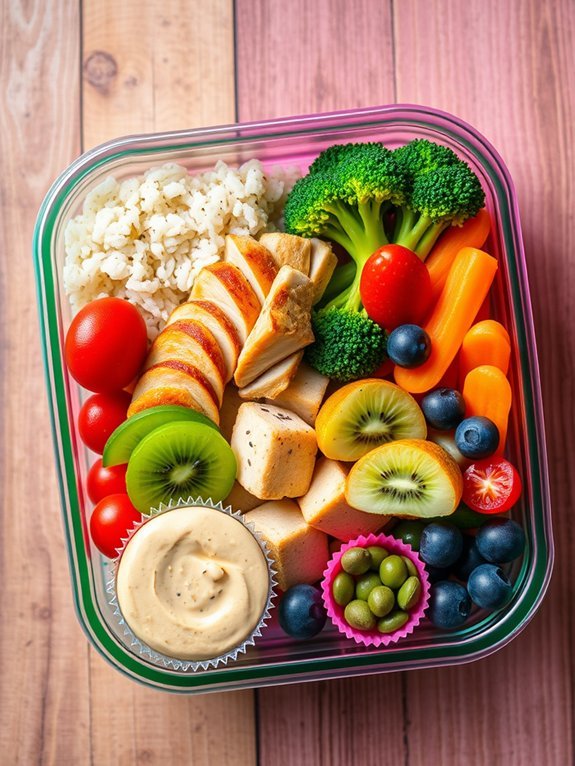 vibrant lunch food container