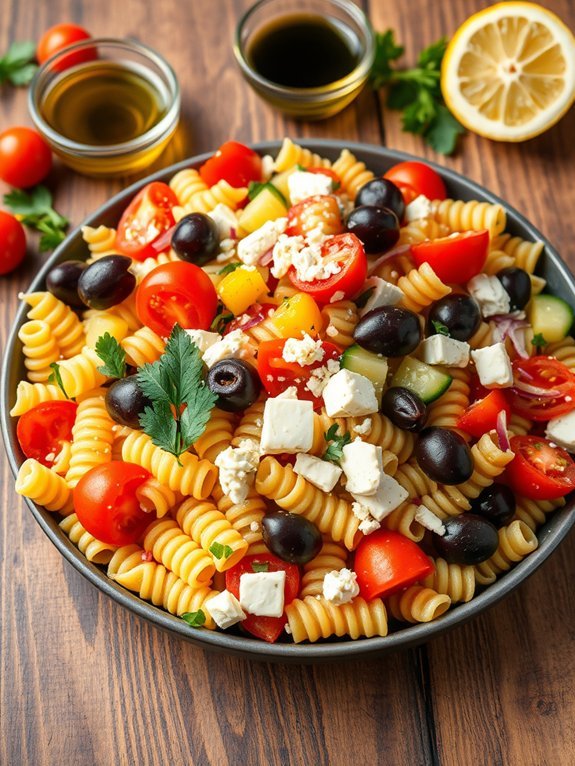 15 Simple and Fast Office Lunch Ideas You Can Prepare Today 4 vibrant mediterranean pasta dish